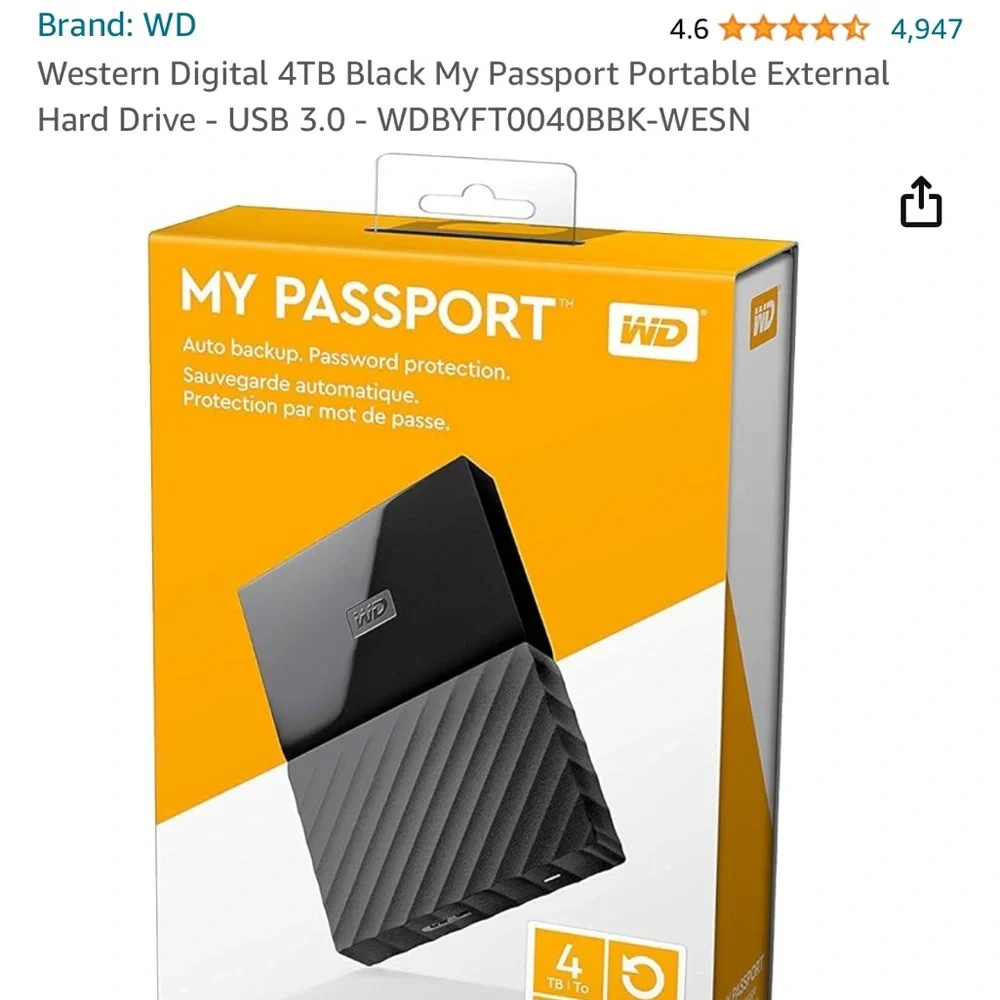 ‎‎Western Digital Technologies, Inc. my passport